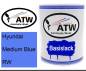 Preview: Hyundai, Medium Blue, RW: 1L Lackdose, von ATW Autoteile West.